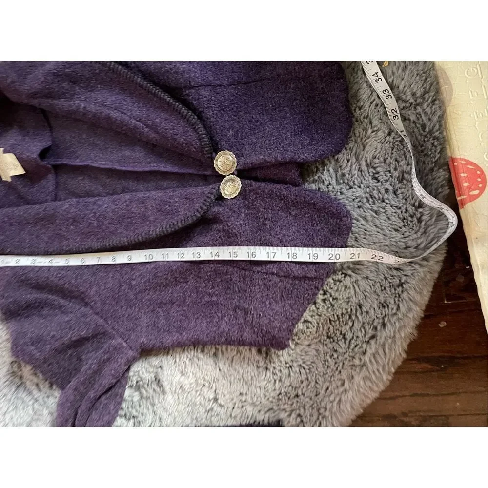 Cold water creek wester style wool‎ cropped jacket medium - Picture 7 of 7